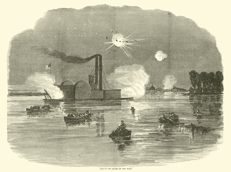 Tap av dronningen av vesten, februar 1863 av American School