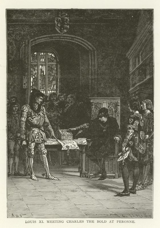 Louis XI møter Karl den dristige ved Peronne av American School