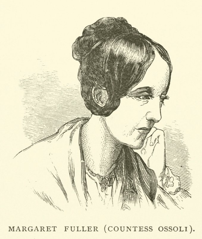Margaret Fuller, grevinne Ossoli , amerikansk journalist og kvinnerettighetsforkjemper (gravering) av American School