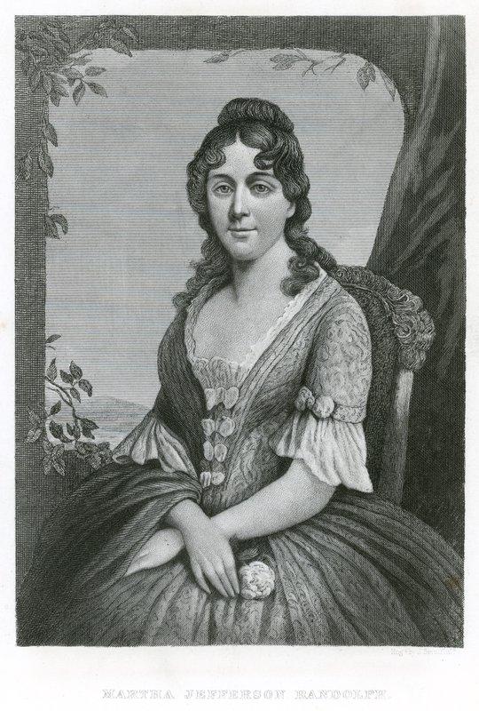 Martha Jefferson Randolph (gravering) av American School