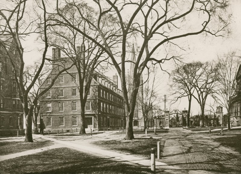 Massachusetts Hall, Harvard University, Cambridge (fotogravyr) av American School