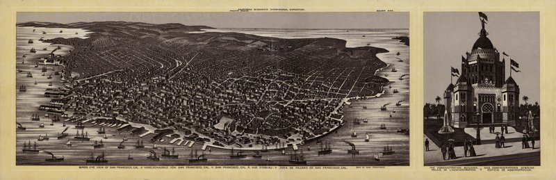 Midvinterutstilling, San Francisco, California, 1894 av American School