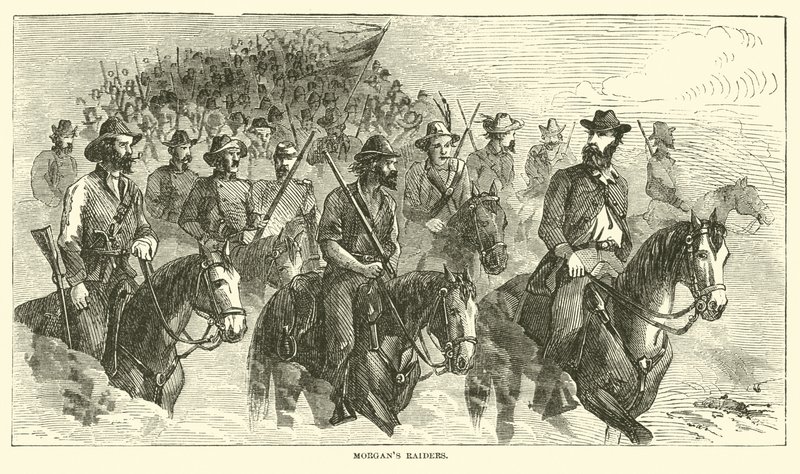 Morgans raiders, juli 1863 av American School
