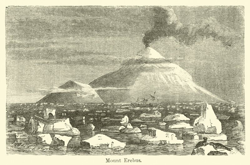 Erebus-fjellet av American School
