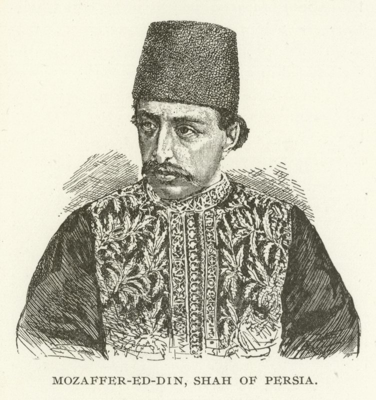 Mozaffer-ed-Din, sjah av Persia av American School
