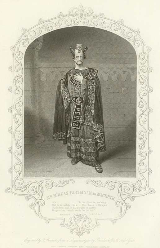 Mr MKean Buchanan som Macbeth, Act III, scene i av American School