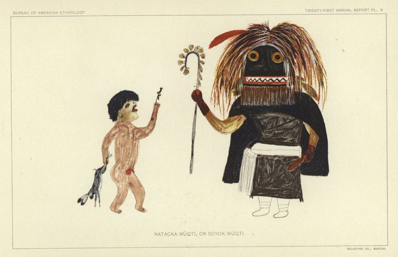 Natacka Quqti, eller Soyok Wuqti (farge litho) av American School