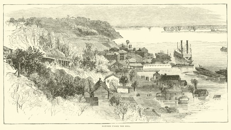 Natchez under bakken, mai 1862 av American School