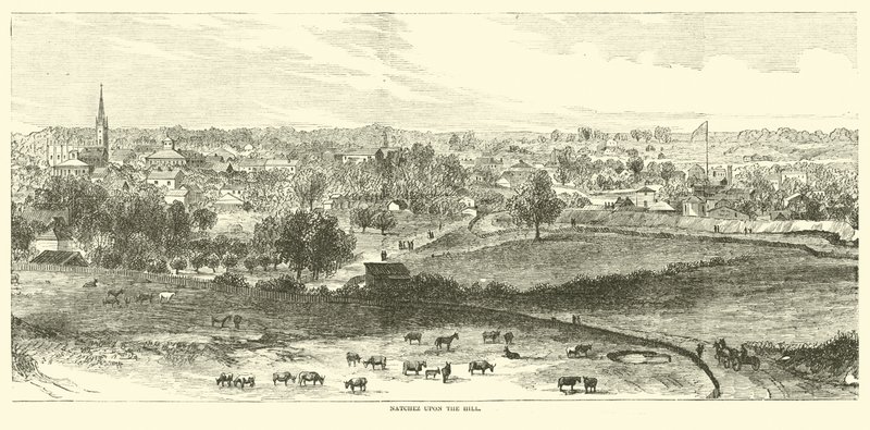 Natchez upon the hill, mai 1862 av American School