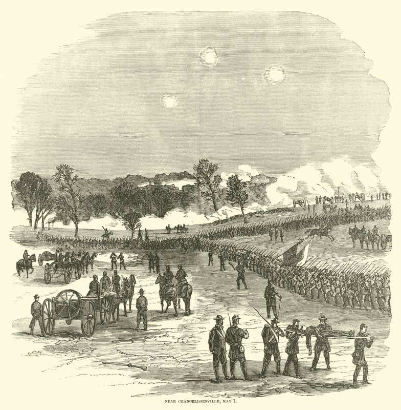 Nær Chancellorsville, 1. mai, mai 1863 av American School