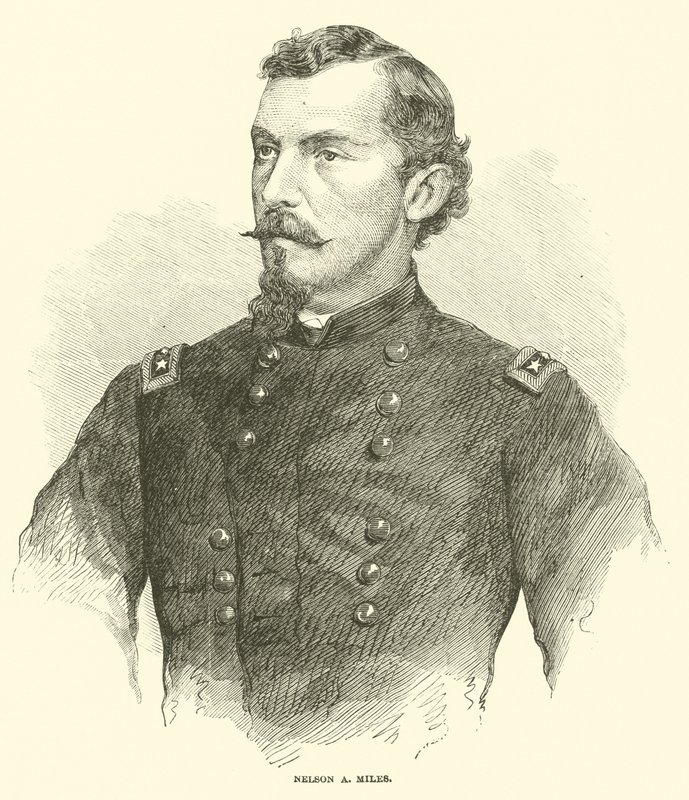 Nelson A Miles, april 1865 av American School