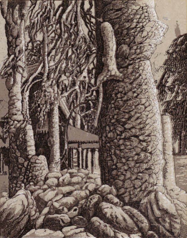 Niagara Falls: Winter wonders in the Park (litho) av American School