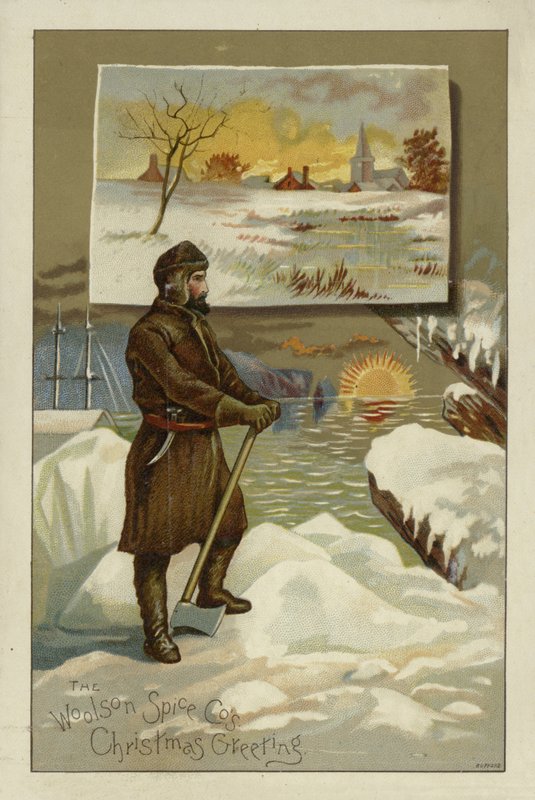 Nordpolen (chromolitho) av American School