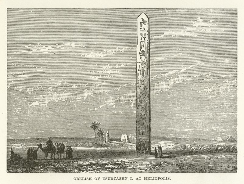 Obelisk av Usurtasen I ved Heliopolis av American School