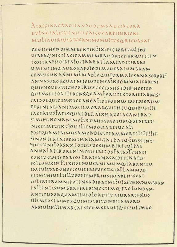 Side fra Firenze Virgil av American School