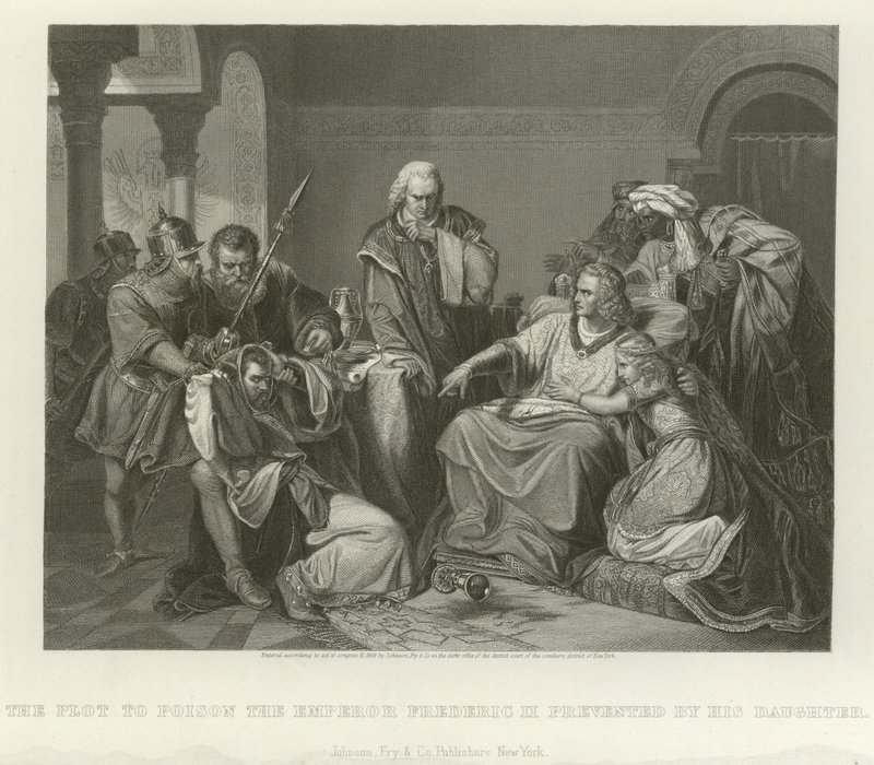 Planlegg for å forgifte keiseren Frederick II av American School