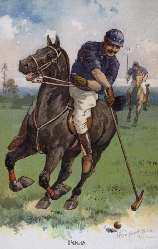 Polo (fargelitografi) av American School