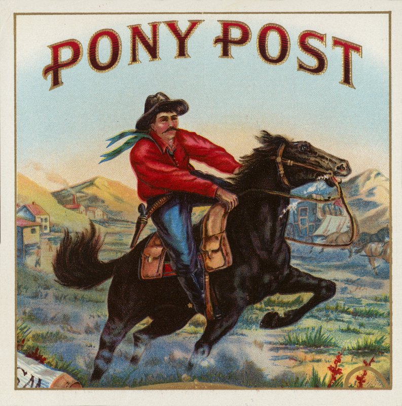 Ponnipost - Sigaretikett av American School