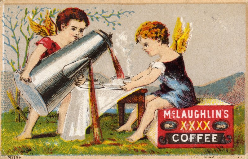 Putti skjenker kaffe av American School