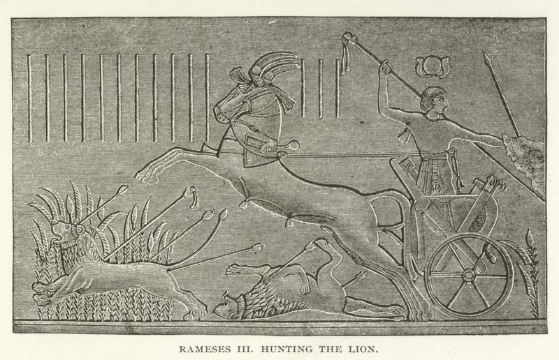 Ramses III jakter på løven av American School