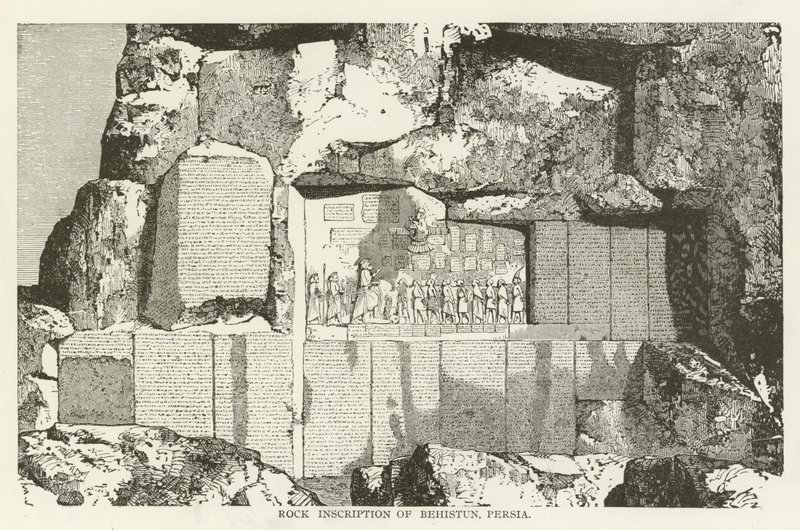Rock Inscription of Behistun, Persia av American School