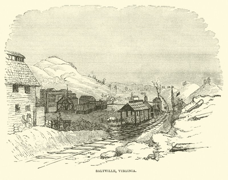 Saltville, Virginia, desember 1864 av American School