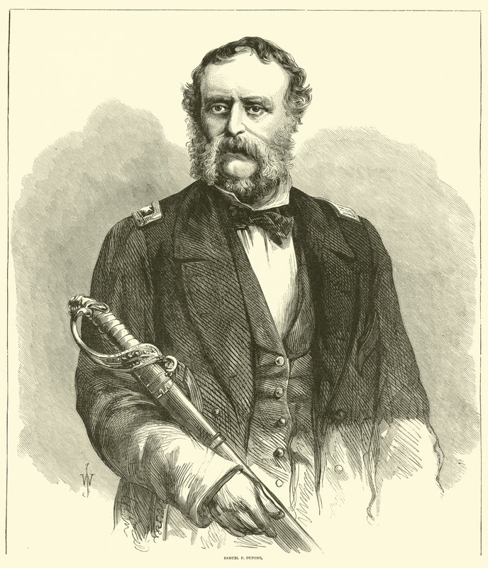 Samuel F Dupont, januar 1863 av American School