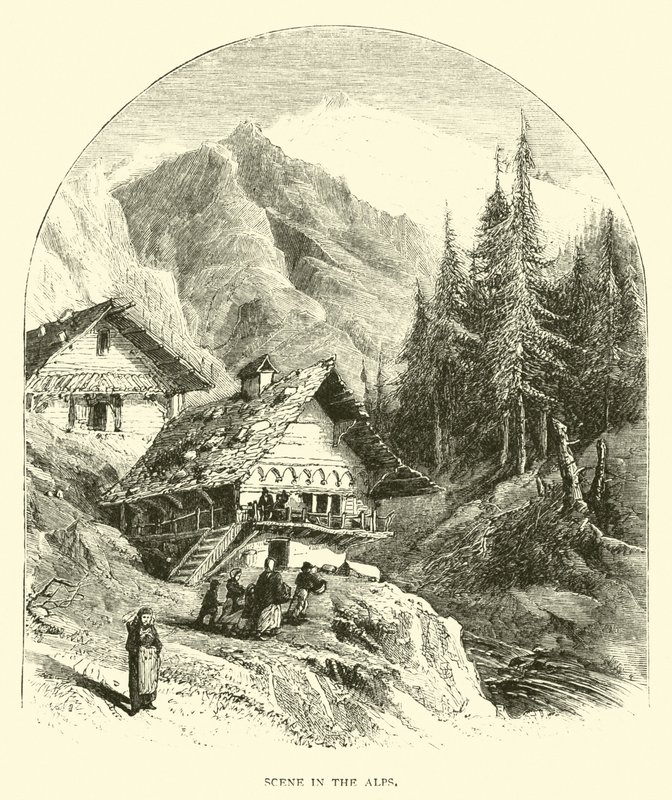 Scene i Alpene av American School