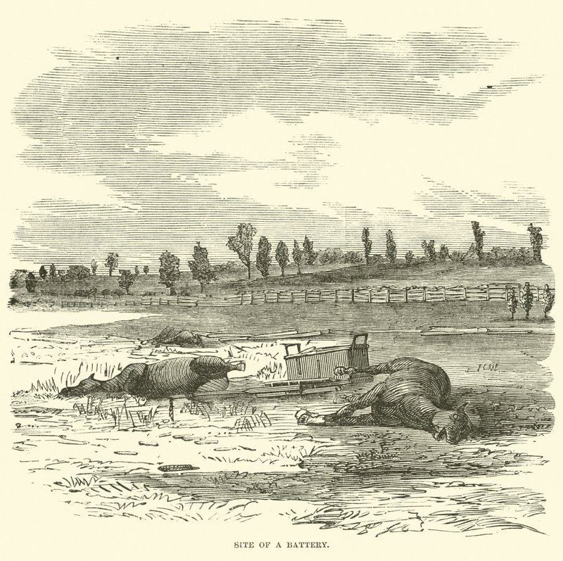 Nettstedet for et batteri, september 1862 av American School
