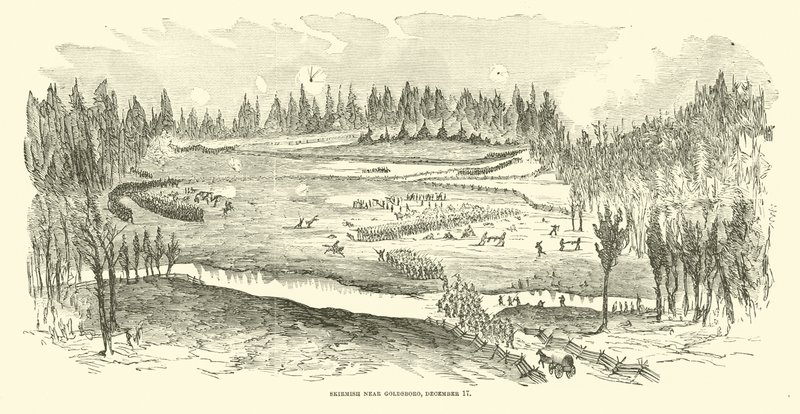Tredning nær Goldsboro, 17. desember, desember 1862 av American School
