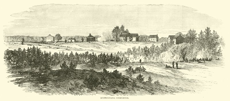 Spotsylvania tinghus, mai 1864 av American School
