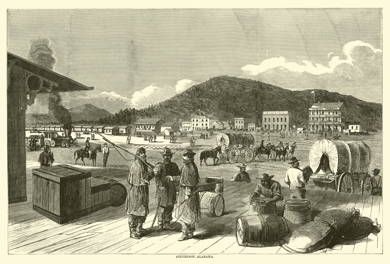 Stevenson, Alabama, august 1863 av American School