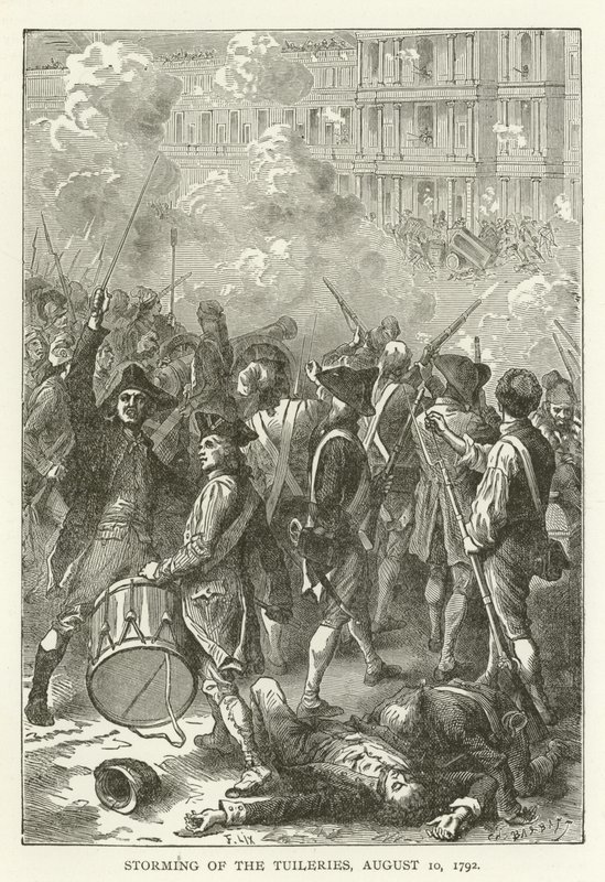 Storming of the Tuileries, 10. august 1792 av American School