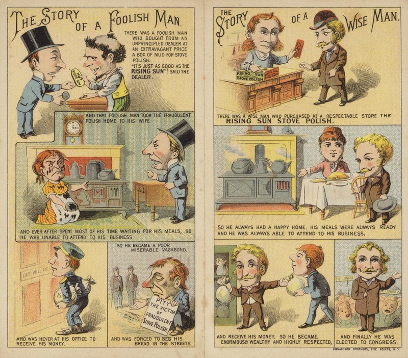 Historien om den vise mannen og den tåpelige mannen av American School