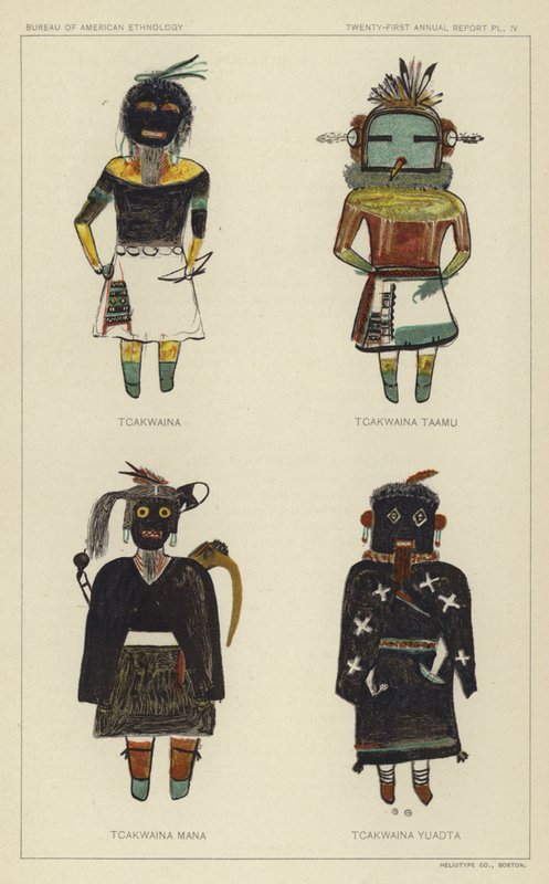 Tcakwaina, Tcakwaina Taamu, Tcakwaina Mana, Tcakwaina Yuadta (farge litho) av American School