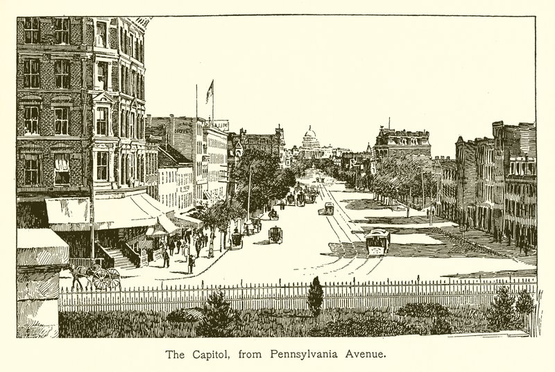 The Capitol, fra Pennsylvania Avenue av American School