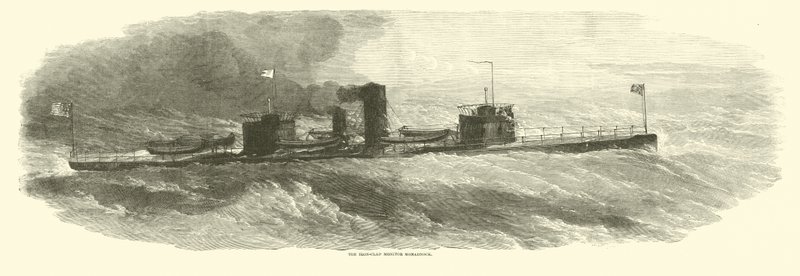Den jernkledde monitoren Monadnock, desember 1864 av American School