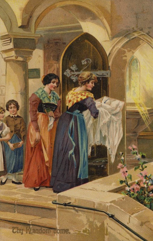 Herrens bønn, Komme ditt rike (chromolitho) av American School