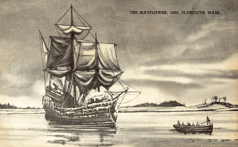 Mayflower i Plymouth, Massachusetts av American School