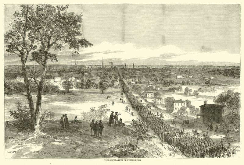 Okkupasjonen av Petersburg, april 1865 av American School