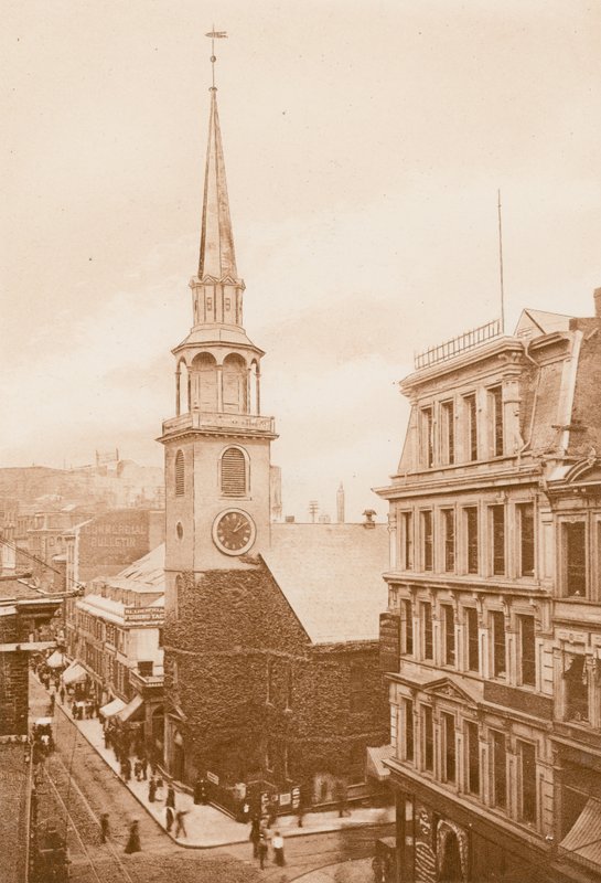 The Old South Meeting House, Boston (fotogravyr) av American School