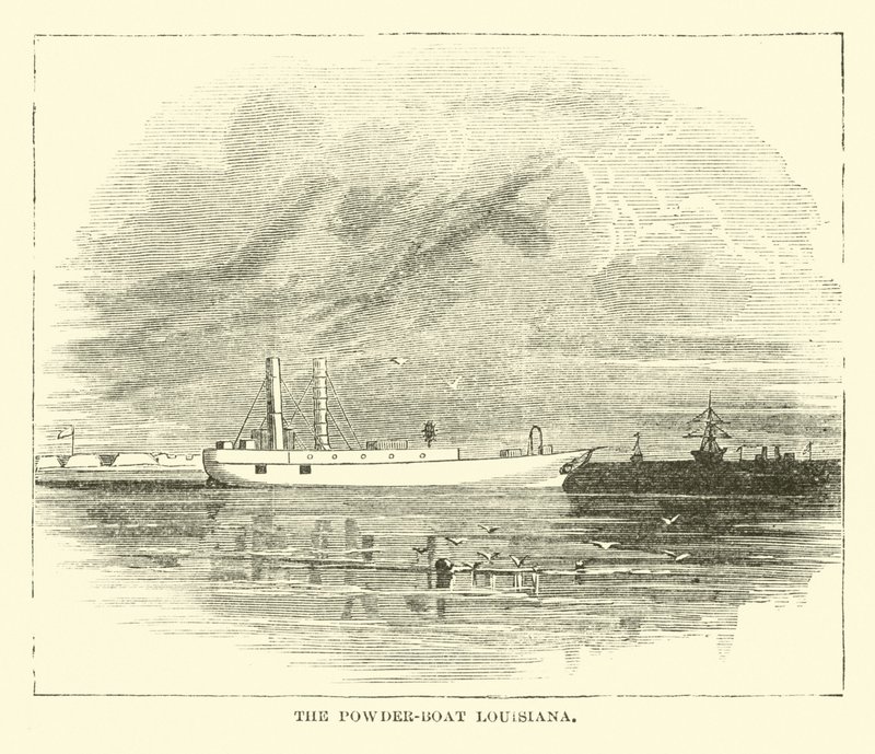 Pulverbåten Louisiana, desember 1864 av American School