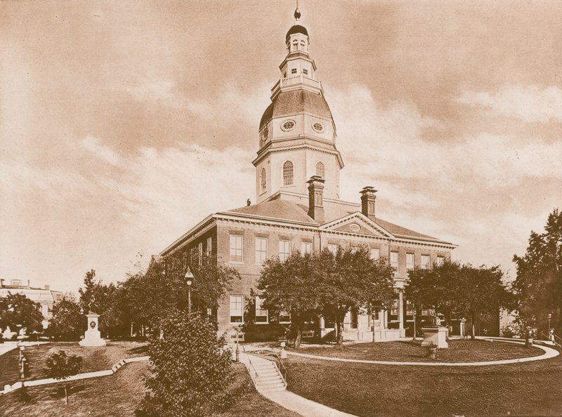 The State House, Annapolis (fotogravyr) av American School