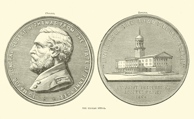 Thomas-medaljen, oktober 1863 av American School