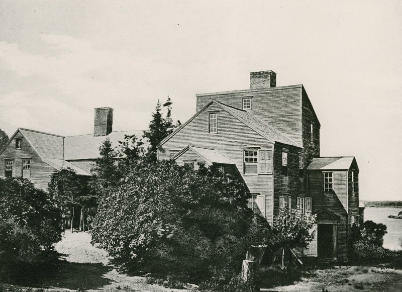 The Wentworth Mansion (fotogravyr) av American School