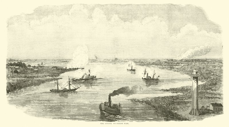 Angrepet på Sabine Pass, november 1863 av American School