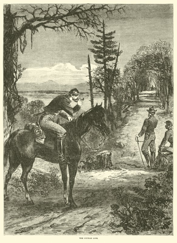 Kurerlinjen, april 1863 av American School