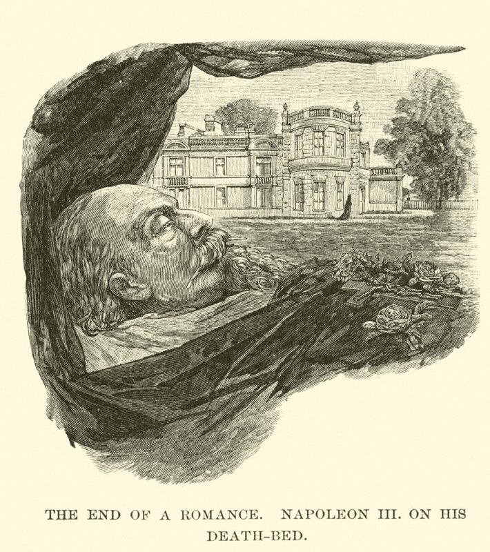 Slutten på en romanse, Napoleon III, på dødsleiet av American School