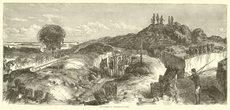 Overgivelsen av Vicksburg, 4. juli 1863, juli 1863 av American School