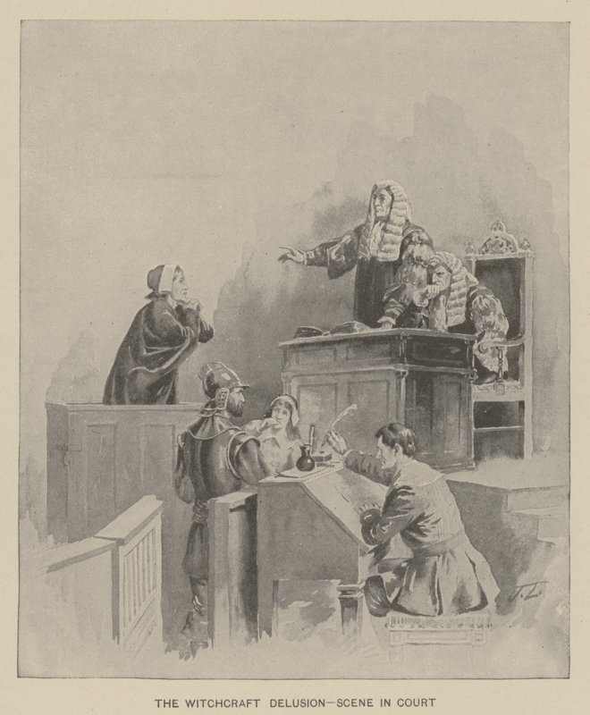 Heksefantomanen - scene i retten (lito) av American School